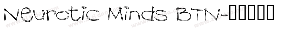 Neurotic Minds BTN字体转换